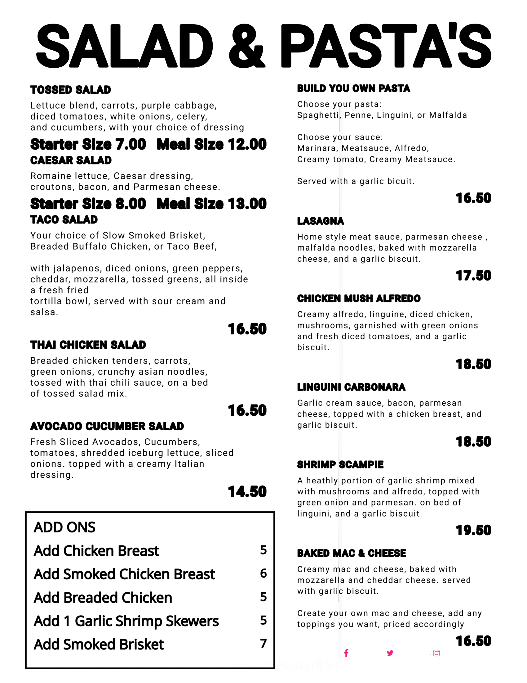 Copy of Pasta Menu (5) 2 1-1